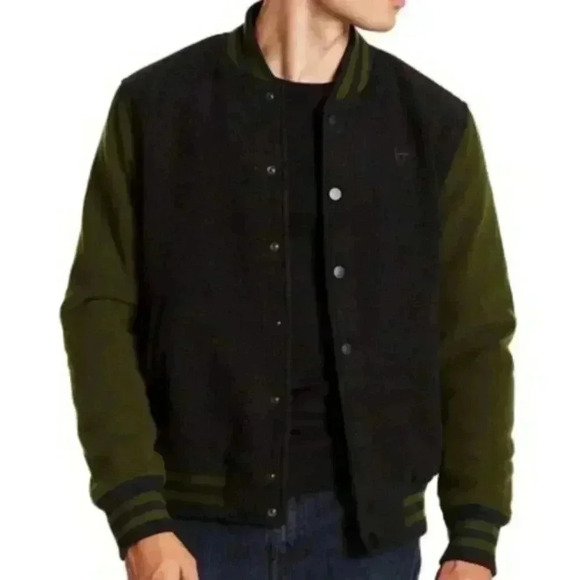 Hudson Varsity Bomber Woolen Jacket Size M - Picture 1 of 9